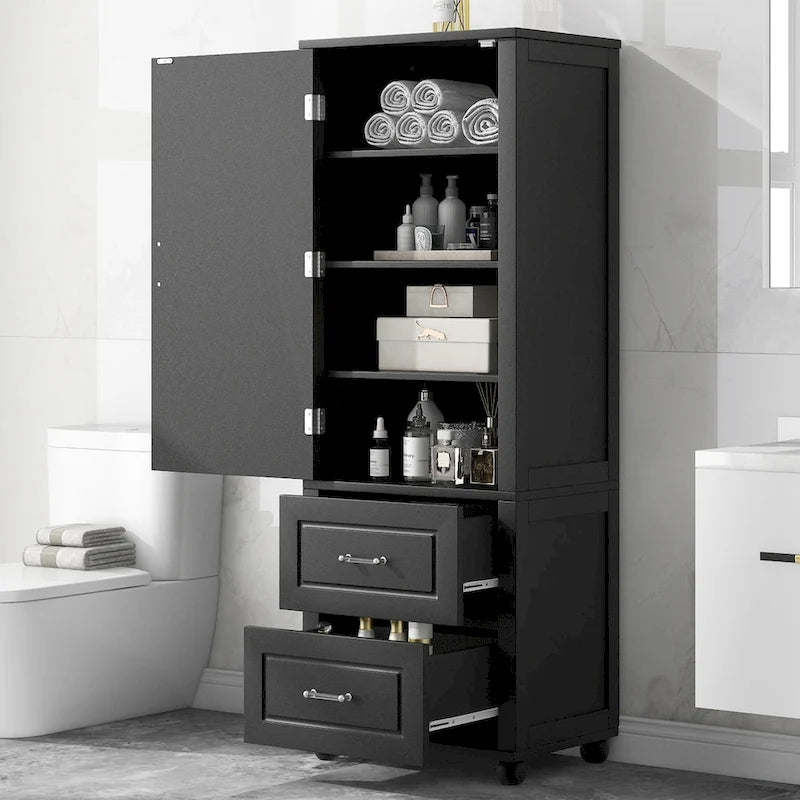 Tall Bathroom Storage Cabinet